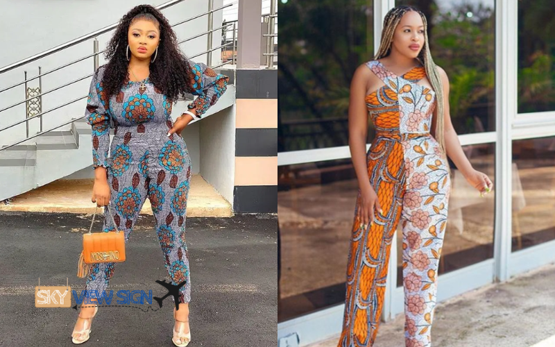 There are Ankara jumpsuit styles
