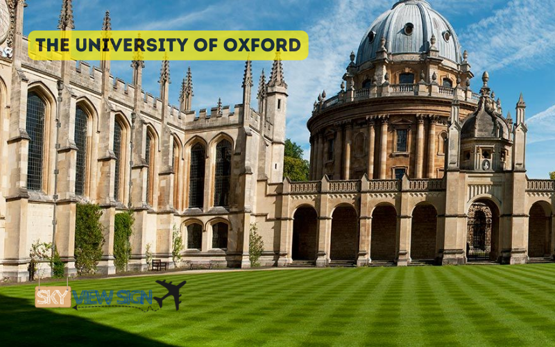 The University of Oxford is in Oxford