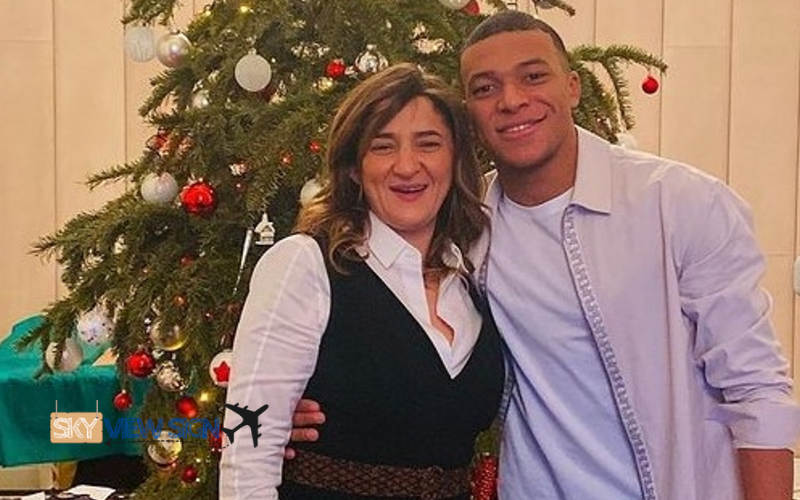 Fayza Lamari and her son Kylian Mbappé