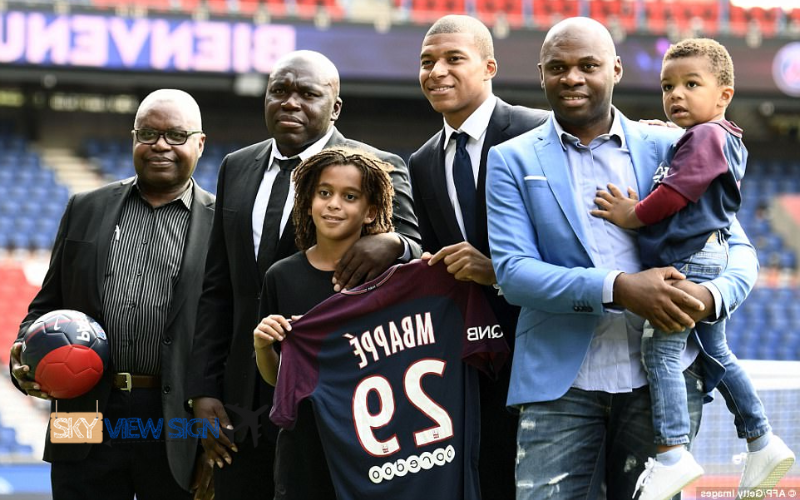 Fayza Lamari sons Ethan Mbappé Lottin, Jirès Kembo Ekoko & Kylian Mbappé